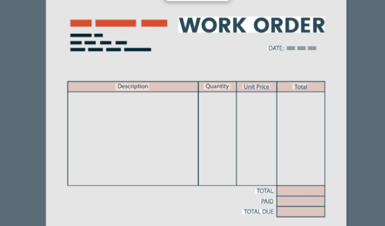 Work Order